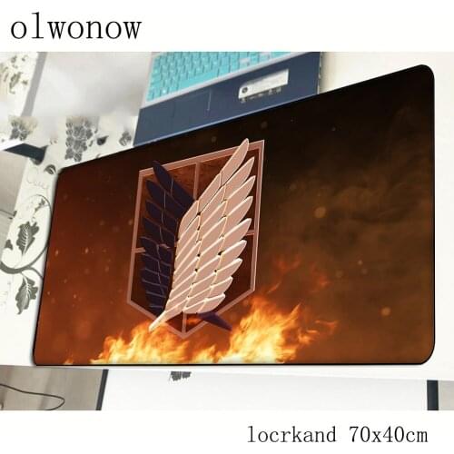 Attack on titan mouse pad gamer best seller 700x400x2mm notbook mouse mat gaming mousepad Popular pad mouse PC desk padmouse