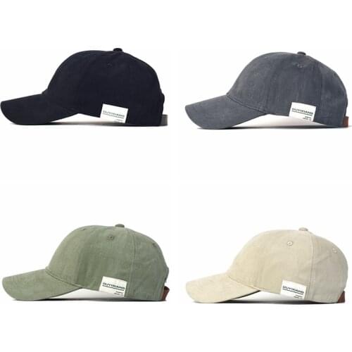 Casual Vintage Cotton Sport Baseball Cap Men Women Outdoor Dad Hat Adjustable Trucker Style Low Profile