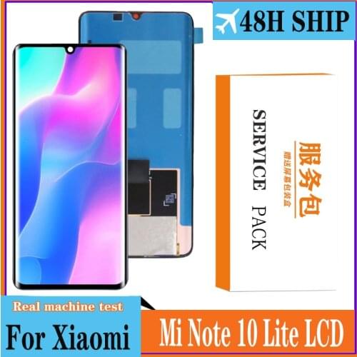 6.47”Screen Suitable for Xiamomi Mi Note 10 Lite Smartphone Display Self-replacement for Xiaomi Mi Note 10 Lite LCD Display