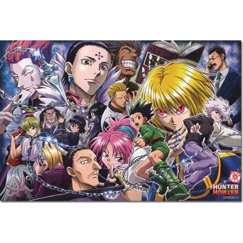 Hunter x Hunter Poster Popular Classic Japanese Anime Manga Poster Print Home Decor 30x45cm 50x75cm Cartoon TV Wall Art Picture