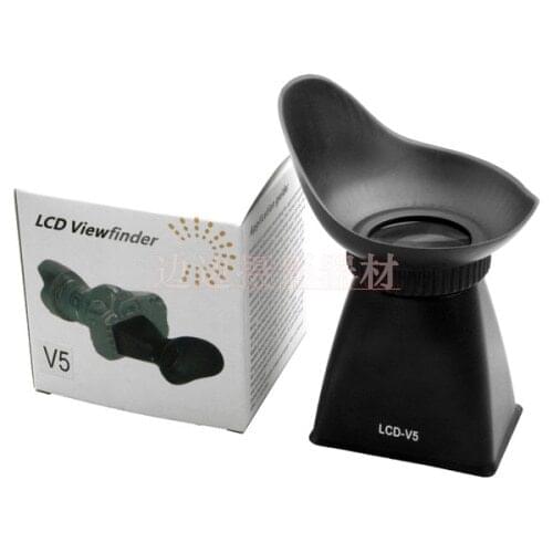 LCD V5 Viewfinder 2.8x Screen Magnifier Loupes Extender Eyecup For Nikon V1 J1 Black
