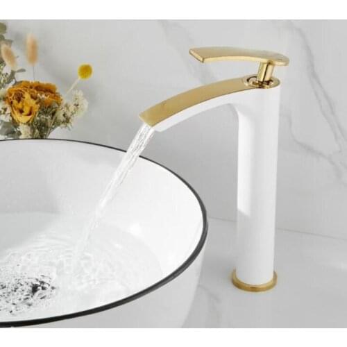New Basin Faucet Bathroom hot and cold Carved Brass water Mixer Tap Black Gold Basin Water Sink Mixer crane