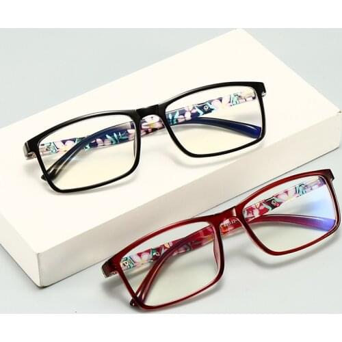 2021 New Women and Men Reading Glasses Anti-Blue Ray Eyeglasses Fashion Priting Glasses Reading +1.0+1.5+2.0+2.5+3.0+3.5+4.0