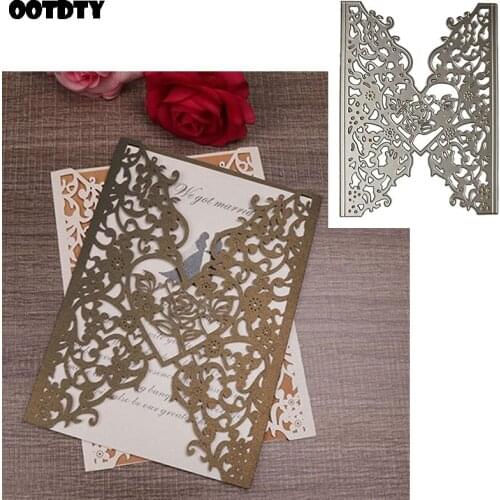 Heart Lace Metal Cutting Dies Stencil Scrapbooking DIY Album Stamp Paper Cards Embossing Decor Craft Art New Dies for 2020