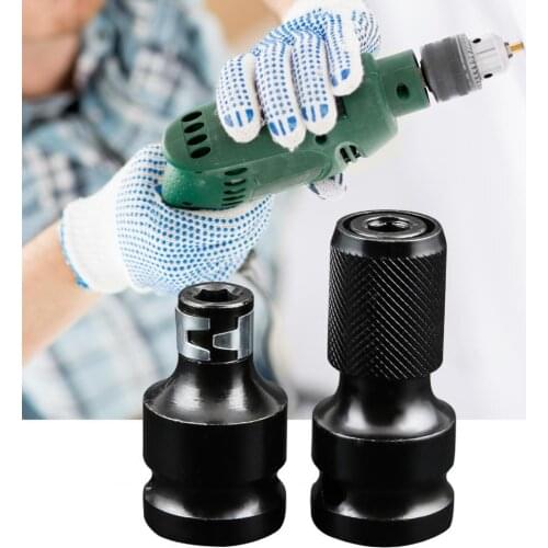 1/2-1/4 Inch Hex Ratchet Socket Wrench High Hardness Anti-corrosion Bit Conversion Socket Adapter Spanner Connecting Tool