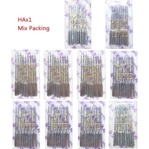 100pcs Sewing Needles HAX1 Mix Packing Compatible Suitable For All Brand Industrial Lockstitch Sewing Machine Juki Singer Takin