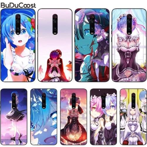Slok Anime Rem Re Zero emilia Phone Case For Redmi Note 8 8A 7 7A 6 6A 5 5A 4 4X 4A Go Pro Plus Prime