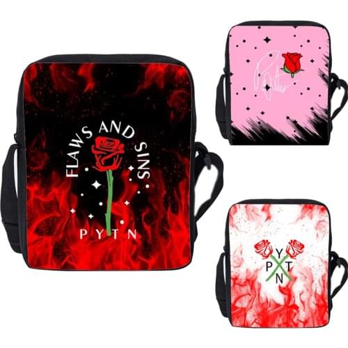 3D Print Payton Moormeier Shoulder Bag Cosplay Zipper Bag Fashion Crossbody Women PYTN Printed Net Red Bag Girls Messenger Bag