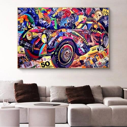 Street Graffiti Art Posters and Prints Funny Canvas Painting Poster Print Wall Art Picture for Living Room Cuadro Home Decor