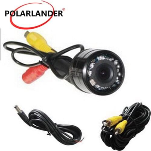 28mm Waterproof PAL/NTSC CCD Car rear view drilling camera Reverse Rearview back-up Night Vision