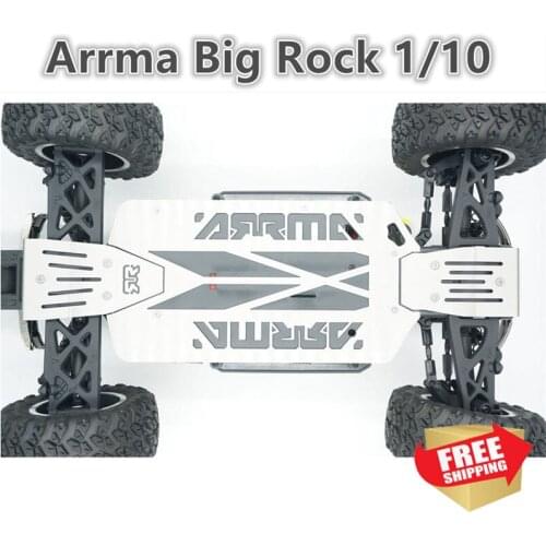 Radio control parts RC Arrma 1/10 big rock monster truck chassis armor guard protection plate option upgrade parts