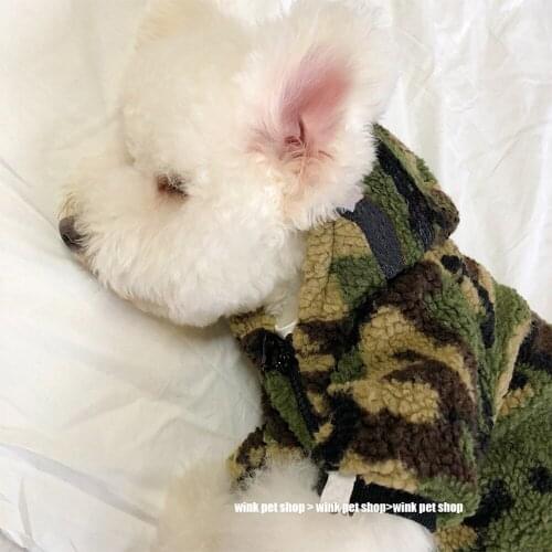 Winter Lambswool Pet Dog Clothes for Small Medium Large Dogs Clothing French Bulldog Yorkies Warm Hoodies Dog Accessories PC1597