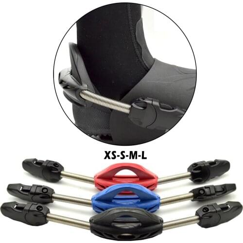 1 Pair Scuba Diving Spring Fin Diver Heel Straps Gear Stainless Steel Snorkeling Fins Quick Release Shoes Lace Diver Equipment