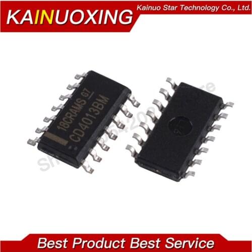 10PCS CD4013BM CD4013 HEF4013BT HEF4013 SOP-14With each other Flip Flops Dual