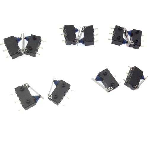 10pcs Original for Omron D2HW-BR211D waterproof R-type straight rod micro switch for car door lock