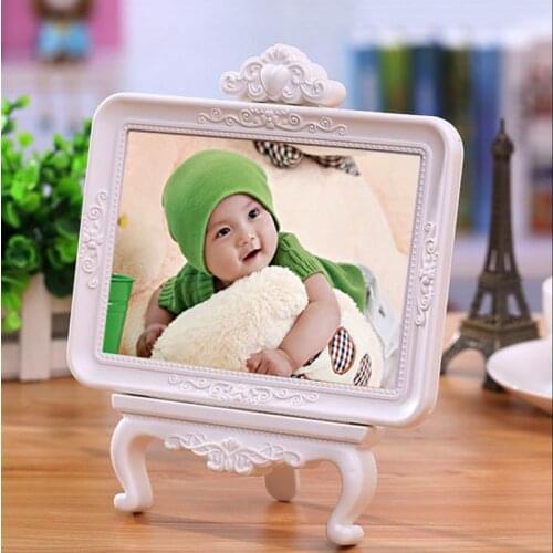 7 Inch Europe Retro Vintage White Photo Frame Picture Frame Home Wedding Decoration Gifts