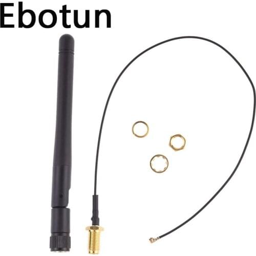 2.4GHz 3dBi WiFi 2.4g Antenna Aerial RP-SMA Male wireless router+ 17cm PCI U.FL IPX to RP SMA Male Pigtail Cable ESP8266 ESP32