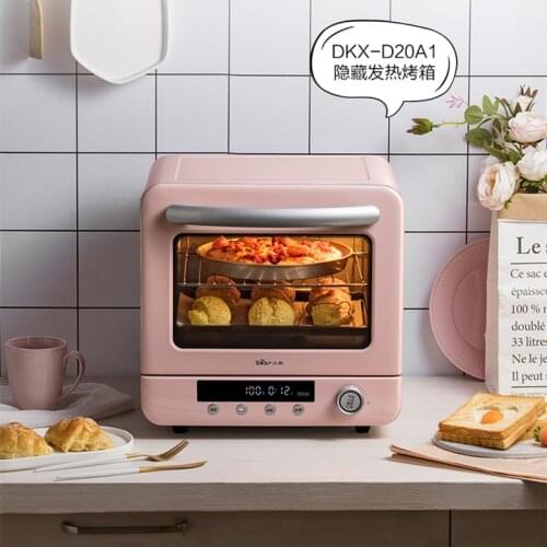 Bear 220V Steam Oven Household 20L Baking Cake Automatic Multi-function Frying Steaming Electric Oven Bread Baking Ovens