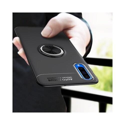 For Samsung Galaxy A30 A50 Case Soft Silicone With Stand Ring Shockproof Protective Back Cover case for samsung A10 A20 A40 A70