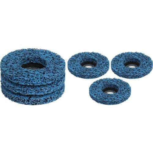 3Pcs Disc Abrasive Wheel for Cleaning and Removing Paint and Rust (Blue)
