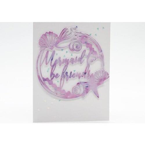 Julyarts Ocean Circle Lace Cutting Dies New Scrapbooking For Stencils Dies 2021 Embossing Folders For Card Making