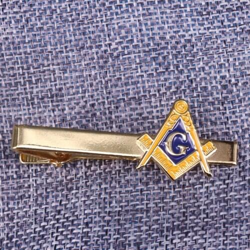 Masonic Tie Clip Freemasonry Tie Tack The Secret Society Logo Accessory Simple Gentlemen Business Men Gift