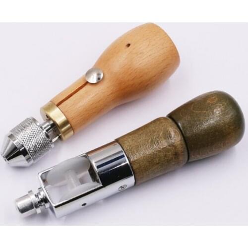 Upgraded Leather Sewing Awl Kit Hand Stitcher Set Lock Stitching Hand Stitcher Thread Needles Kit Craft Stitch Tools