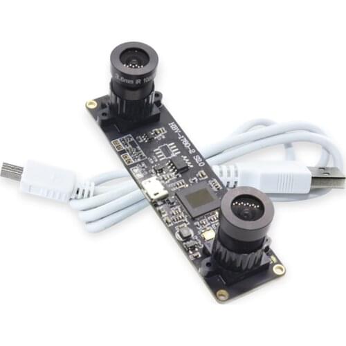 USB Driver Free Camera Module Binocular Ranging Synchronization 1 Megapixel Module Ov9732 HD Depth Detection