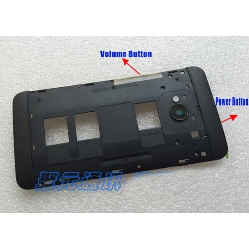 5pcs Black/Silver 100% new Ymitn housing Middle Frame Cover Case+Volume&Power Buttons For HTC One M7 802w 802t 802d (Dual Sim)