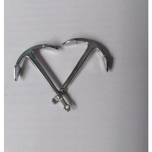 Wholesale Scale 1/96 Harvey Ship,s Alloy anchor size 37*27 mm Ship model upgrade accessories