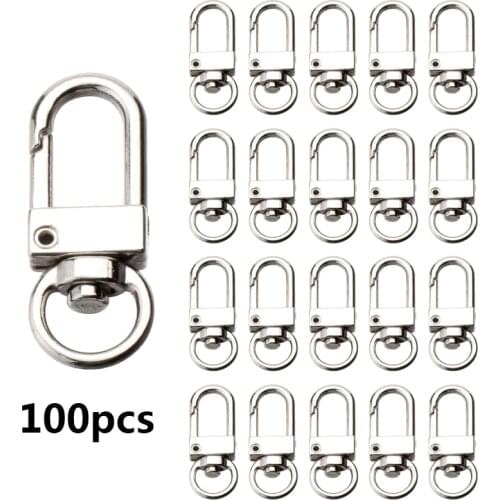 PARETO 33mm Small swivel snap hook key rings 100Pcs PBS18YS03