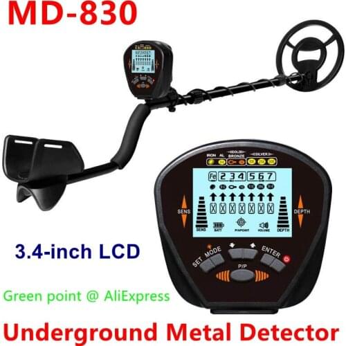 Professional Metal Detector MD-830 Underground Depth Search High Sensitivity Gold Detector Pinpointer With 3.4-inch LCD Display