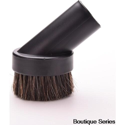 32mm Round Horse Hair Cleaning and Cleaning Dusting Brush Vacuum Cleaner Replacement Tool, Durable