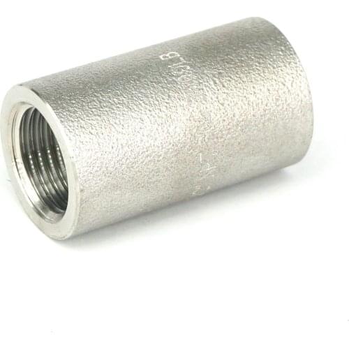 3000 PSI 1/8" NPT Female 304 Stainless Steel Full Socket Coupler Forged Pipe Fitting Water Gas Oil