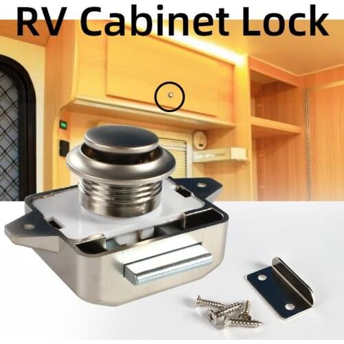 20 pieces/keyless button keyhole size 26mm door cabinet lock suitable for RV, caravan, recreational vehicle hardware accessories