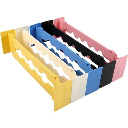 1 Pcs Drawer separator Adjustable Wardrobe Drawer Dividers Clapboard Wardrobe Partition Storage Organizer 4 Colors