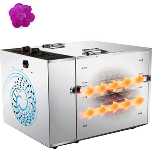 10 Trays Food Dehydrator Fruit Drying Machine Dryer For Vegetables Dried Fruit Meat Drying Machine Stainless Kitchen Equipment