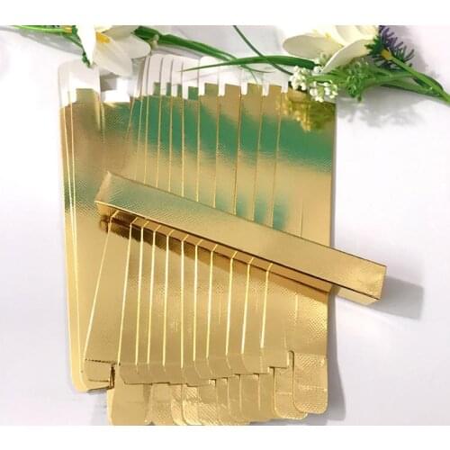 1000pcs 1.6*1.6*14.5cm Silver Gold Eyeliner Packaging Paper Box Lipstick Pen Package Box SN1777