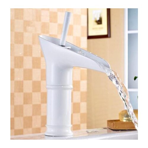 White basin faucet brass , oil rubbed bronze bathroom waterfall faucet black, washroom golden faucet hot and cold mixer tap