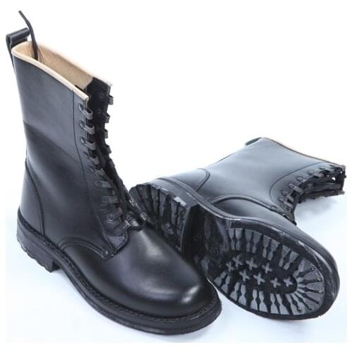 Combat military boots genuine leather booties old model Carabineers