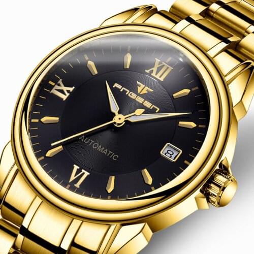 2021 New Watches Men Luxury Brand Chronograph Male Sport Watches Waterproof Stainless Steel Mechanical Men Watch