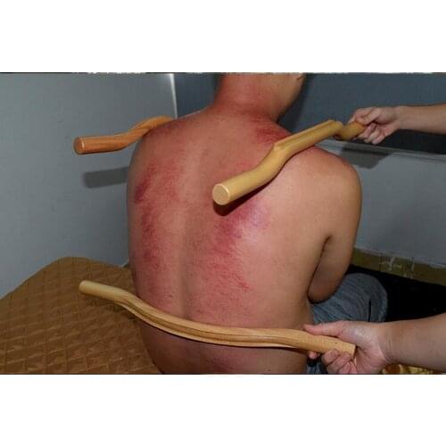 Guasha Tool For Body Wood Gua Sha Board For Arm Pain Release Body Scraping Plate Health Care Massager