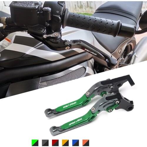 For Yamaha YZF R6 2005 2006 2007 2008 2009 2010 2011 2012 2013 2014 2015 2016 Logo(YZF R6) Sliver Motorcycle Brake Clutch Levers