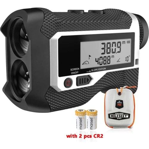 Mileseey 800m Golf Laser rangefinder Slope Adjusted Flag-Lock vibration Distance meter telescope hunting