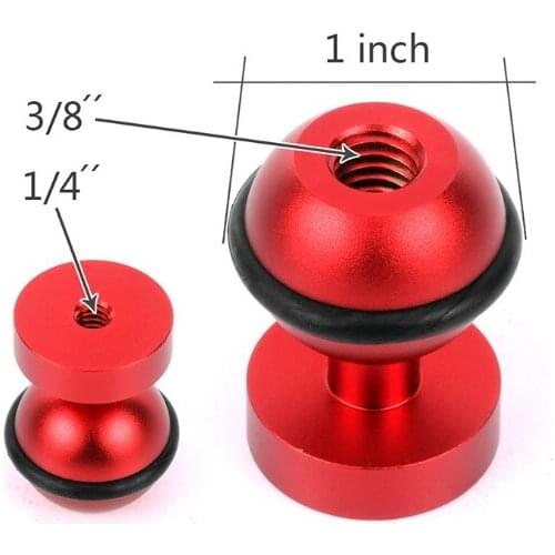 Suitable for GoPro Xiaoyi aluminum alloy mini adapter diving fill lamp hot boot ball head rotating bracket