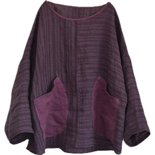 Женские полосатые футболки QPFJQD China At AliExpress