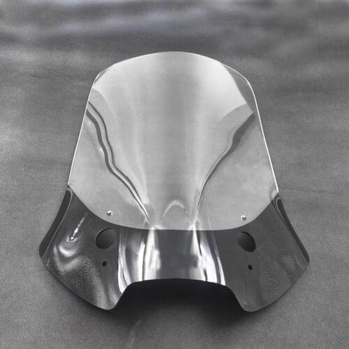 Sport Bike Motorcycle Clear 4MM Rise Windshield Windscreen Deflector Airflow for KAWASAKI VERSYS 650 1000 2015-2017 2016