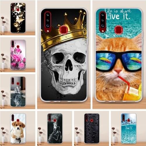 Ultra Thin Case For Samsung Galaxy A20s 2019 Case Silicone Soft TPU Cartoon Cute Phone Case For Samsung Galaxy A20s Back Cover