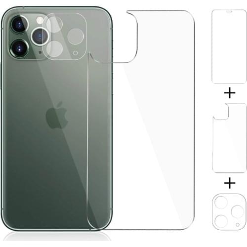 Full Body Cover Tempered Glass Camera Lens Back Screen Protector For iPhone 11 Pro Max 11Pro iPhone11 Protection Protective Film