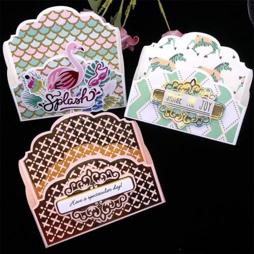ZFPARTY Harmonica Card Box Metal Cutting Dies Stencils for DIY Scrapbooking/photo album Decorative Embossing Paper Card